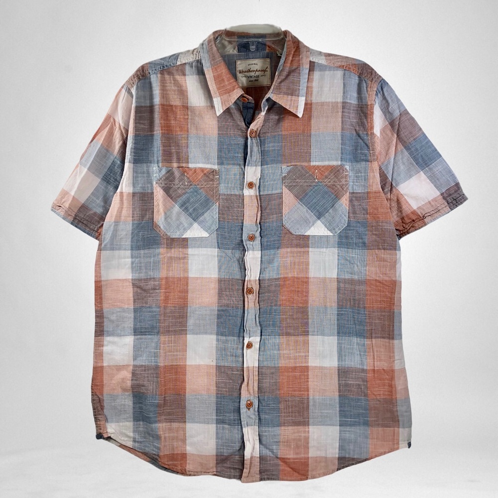 Original Weatherproof Vintage Button Down Shirt Men's Sz L